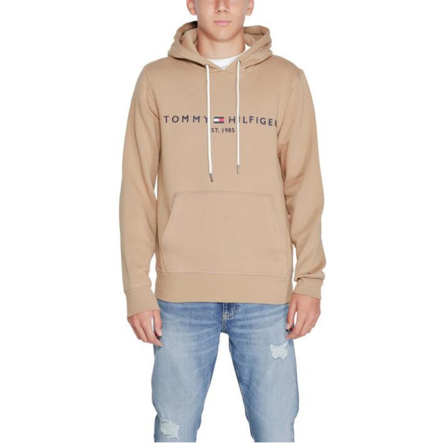 Tommy Hilfiger Hoodie Tommy Hilfiger Beige Logo Hoodie large