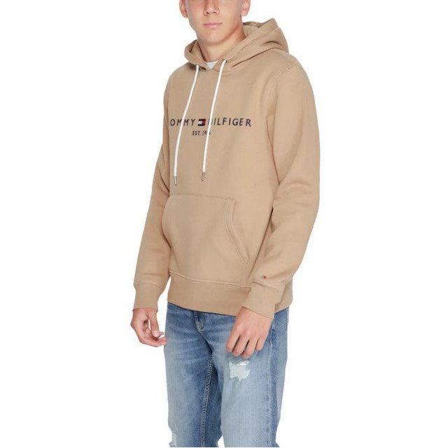 Tommy Hilfiger Hoodie Tommy Hilfiger Beige Logo Hoodie large