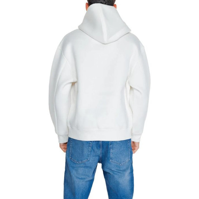 Calvin Klein Hoodie Calvin Klein Jeans Wit Blanc Hoodie large