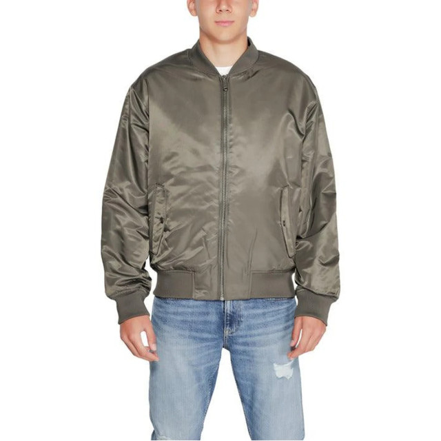 Calvin Klein Jas Calvin Klein Bomber jas In Groen large