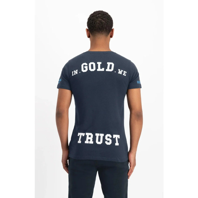 In Gold We Trust The pusha t-shirt In Gold We Trust The Pusha T-shirt Blauw large