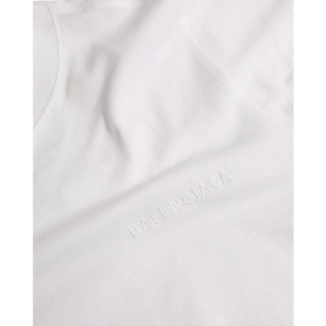 Balenciaga Geborduurd t-shirt Balenciaga Wit Geborduurd T-shirt large