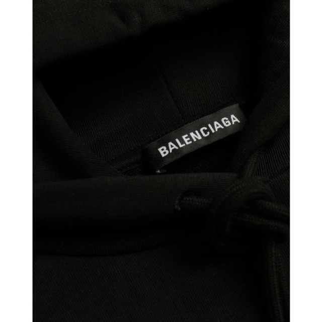 Balenciaga Hoodie Balenciaga Zwart BB Hoodie large