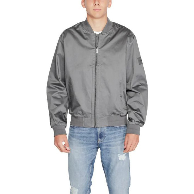 Calvin Klein Jas Calvin Klein Bomber Jas In Grijs large