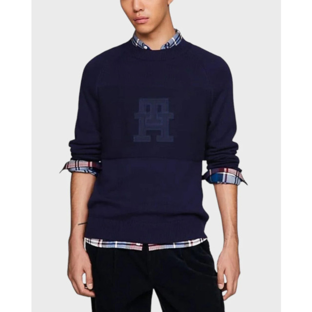 Tommy Hilfiger Trui Tommy Hilfiger Blauw Cardigan Pullover Trui large