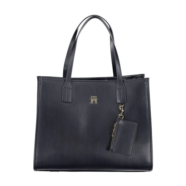 Tommy Hilfiger Handtas van polyethyleen Tommy Hilfiger Blauwe Handtas van Polyethyleen large