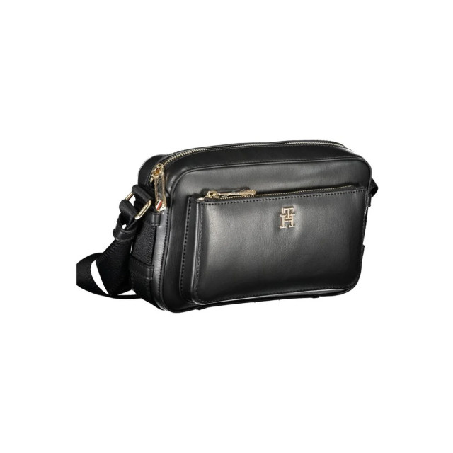 Tommy Hilfiger Handtas van polyethyleen Tommy Hilfiger Zwarte Handtas van Polyethyleen large