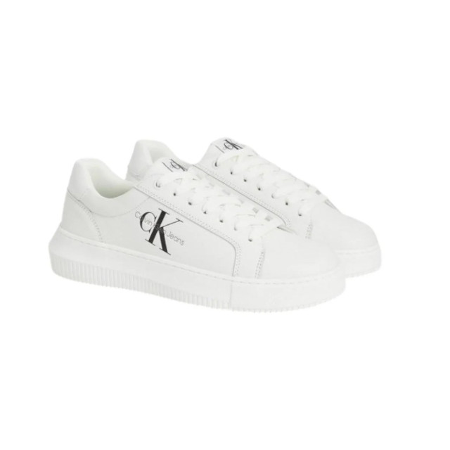 Calvin Klein Sneakers Calvin Klein Chunky Sneakers Met Labelprint In Wit large