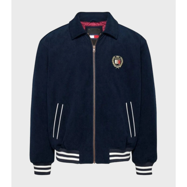 Tommy Hilfiger Tommy hilfiger tussenjas heren Tommy Hilfiger Blauw Relaxed Letterman Tussenjas Heren large