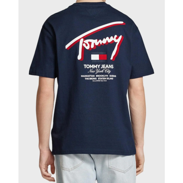 Tommy Hilfiger Tommy hilfiger t-shirt Tommy Hilfiger Blauw Street T-shirt large