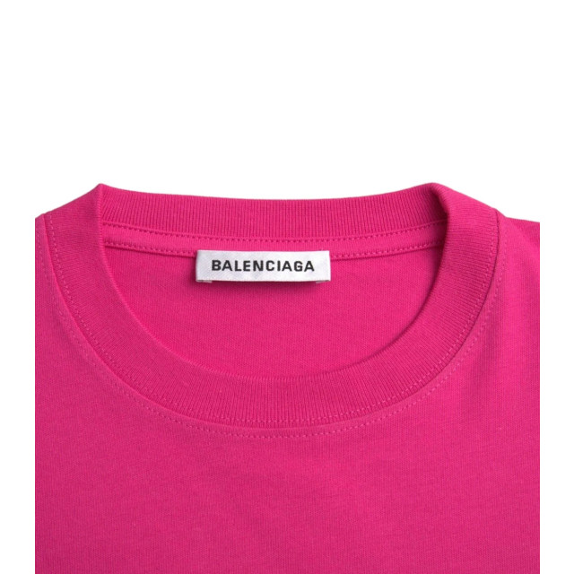 Balenciaga T-shirt Balenciaga Roze Basic T-shirt large