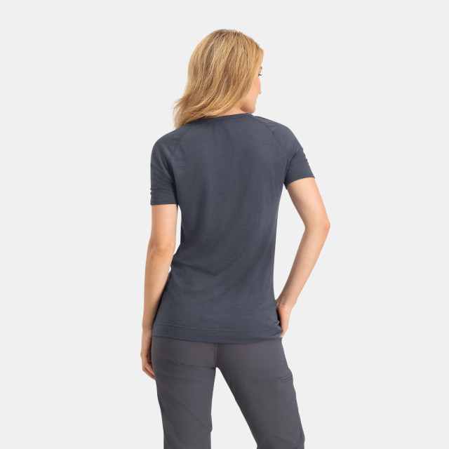 Nomad Pure merinowol t-shirt dames | graphite CUPWSVN8M112 large