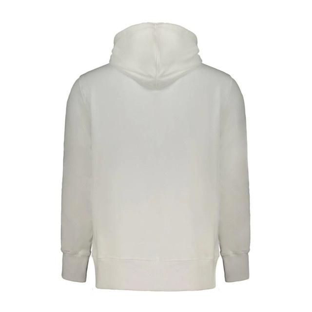 Calvin Klein Hoodie Calvin Klein Witte Katoenen Logo Hoodie large