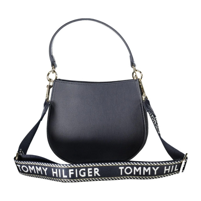 Tommy Hilfiger Stijlvolle handtas met twee compartimenten Tommy Hilfiger Stijlvolle Blauwe Handtas met Twee Compartimenten large