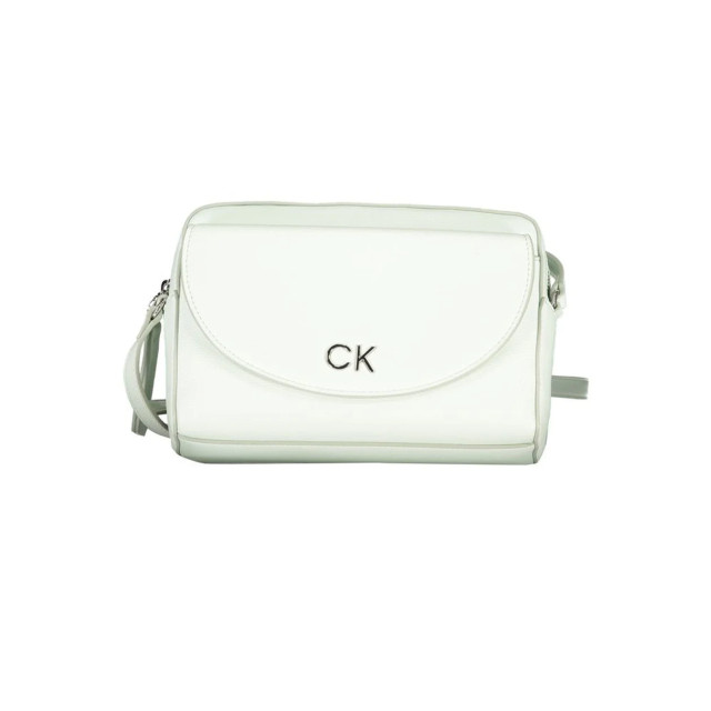 Calvin Klein Polyethyleen handtas met verstelbare schouderband Calvin Klein Groene Polyethyleen Handtas met Verstelbare Schouderband large