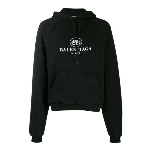 Balenciaga Hoodie Balenciaga Zwart BB Hoodie large