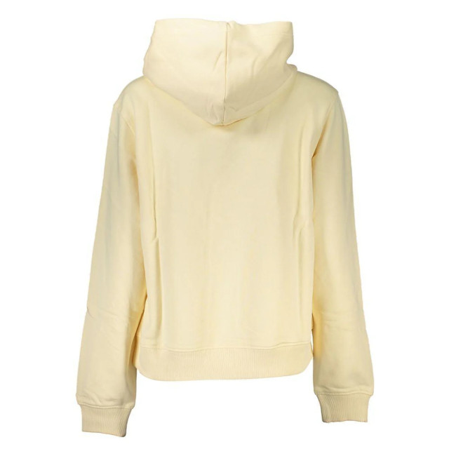 Calvin Klein Hoodie Calvin Klein Beige Katoenen Hoodie Met Logo large