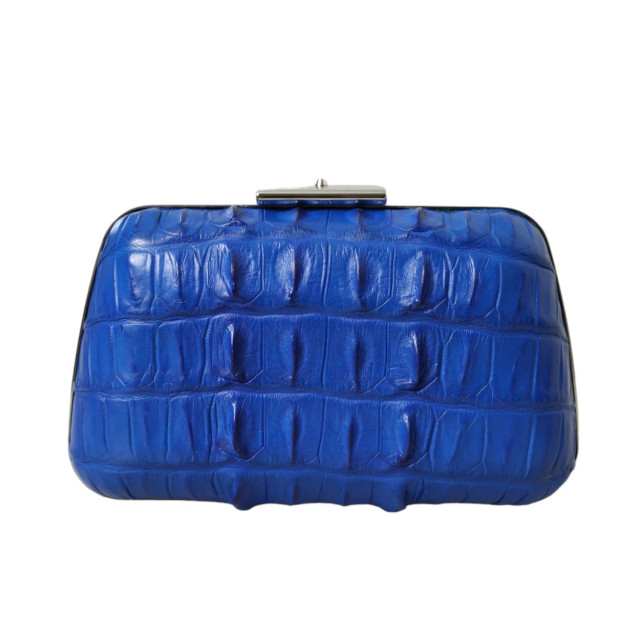 Balenciaga Clutch van krokodillenleer Balenciaga Blauw Krokodillenleer Clutch Tas large