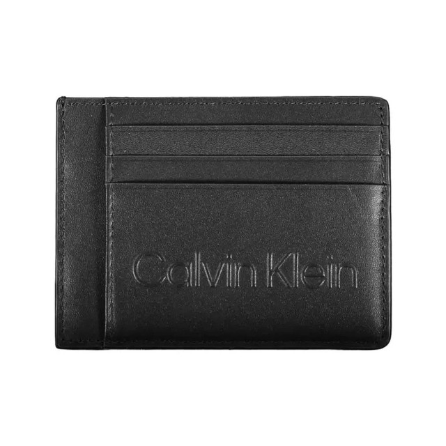 Calvin Klein Elegante polyethyleen kaartenhouder Calvin Klein Elegante Zwarte Polyethyleen Kaartenhouder large