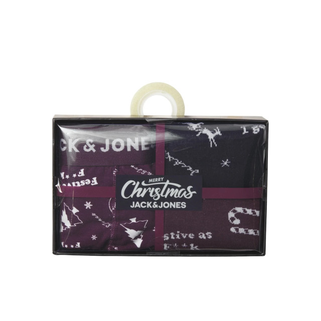 Jack & Jones Heren kerst giftbox sokken + boxershort jacsnowflake 12266772 large