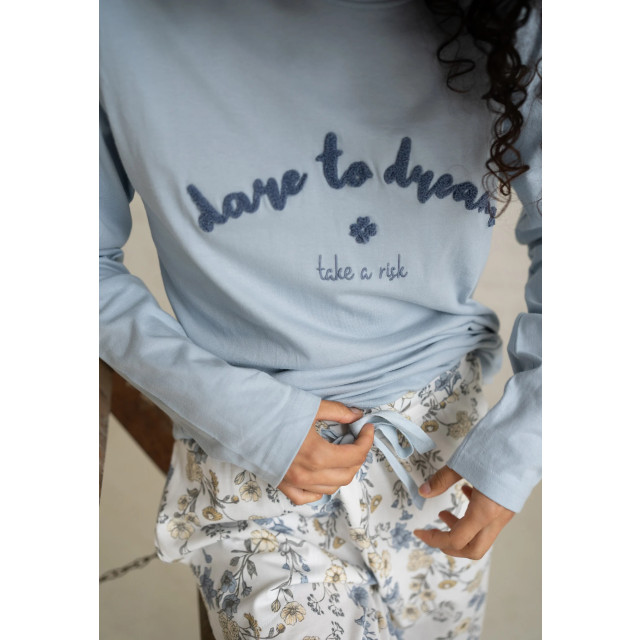 By Louise Dames pyjama set lang dare to dream bloemen print BL-460-02 large