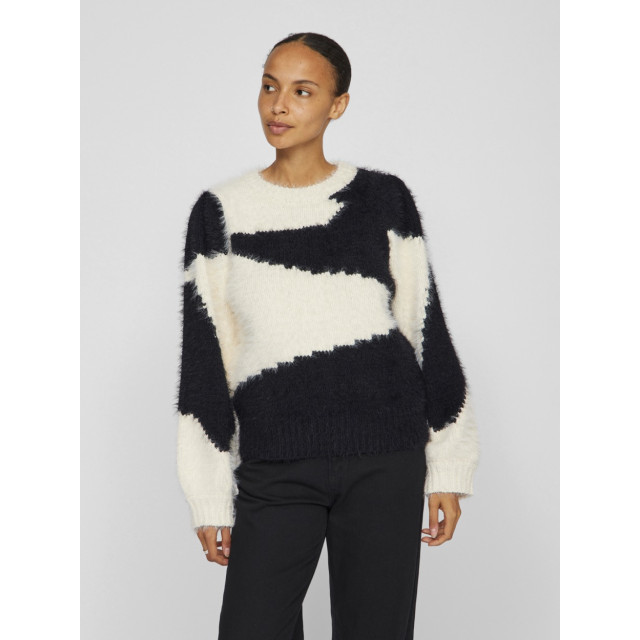 Vila Vikunnuo o-neck ls knit ecru dessin 4219.08.0011 large