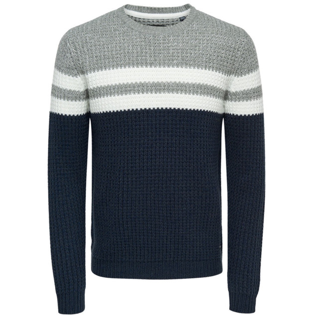 Jack & Jones Jcomace knit crew neck smu dessin 5219.39.0015 large