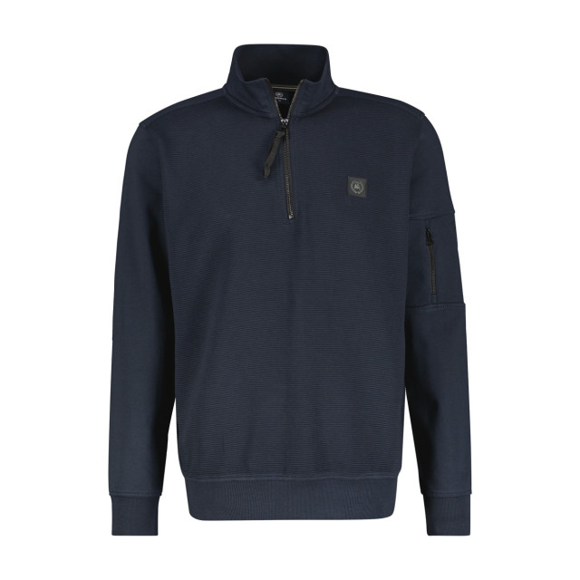 Lerros Sweater half zip navy 5209.37.0207 large