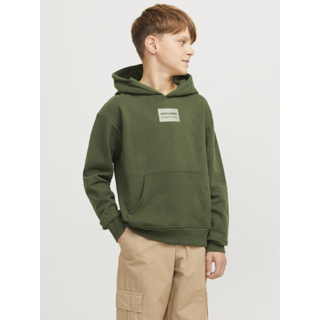 Jack & Jones Jjhakkai sweat hood jnr donker 3209.27.0032 large