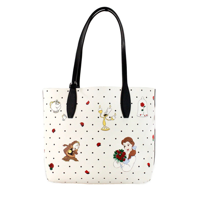 Kate Spade Disney beauty and the beast leren omkeerbaar handtas Kate Spade Disney Beauty And The Beast Leren Omkeerbaar Handtas large