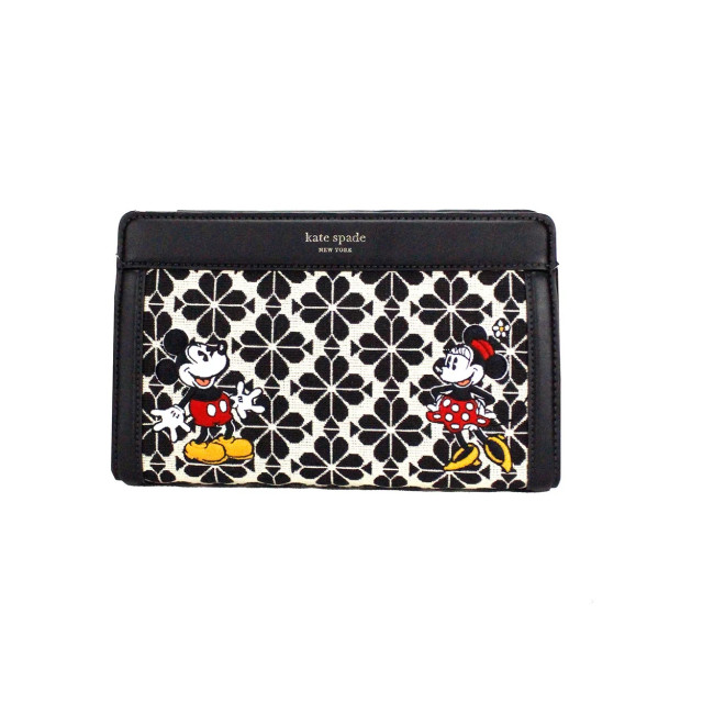 Kate Spade Disney 100 medium spade flower jacquard crossbody tas Kate Spade Disney 100 Medium Spade Flower Jacquard Crossbody Tas large