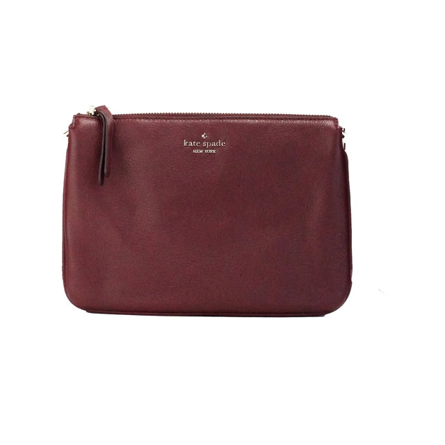 Kate Spade Jackson leren handtas Kate Spade Jackson Bordeaux Leren Handtas large