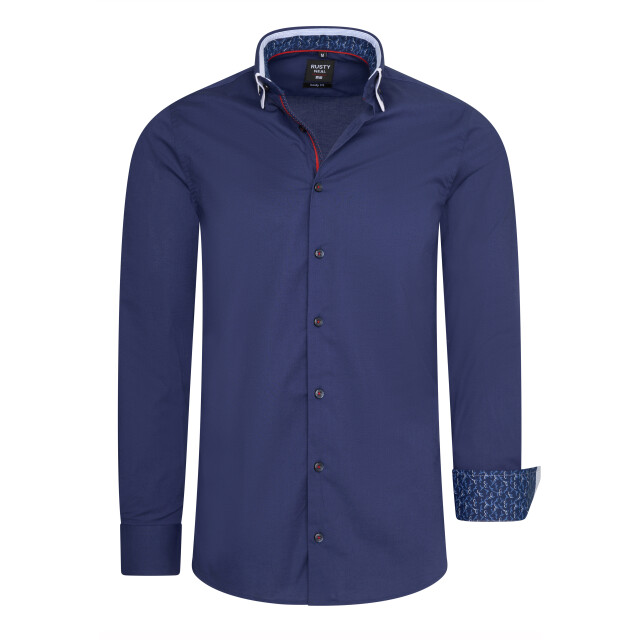 Rusty Neal Overhemd regular fit 11023-nvy-3XL large