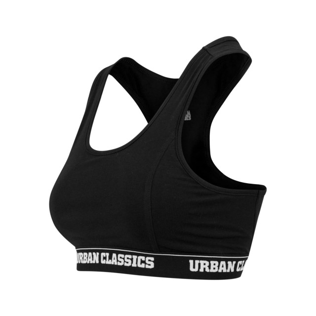 Urban Classics Dames/bh met logo UTTN379_black large