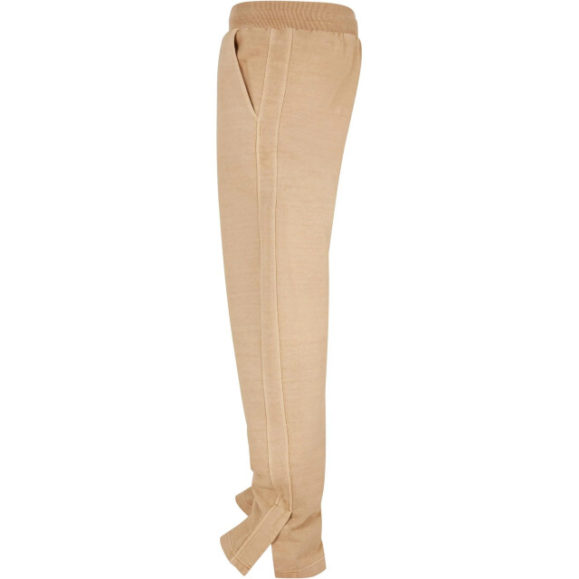 Urban Classics Heren garment dyed zijsplitten joggingbroek UTTN527_unionbeige large