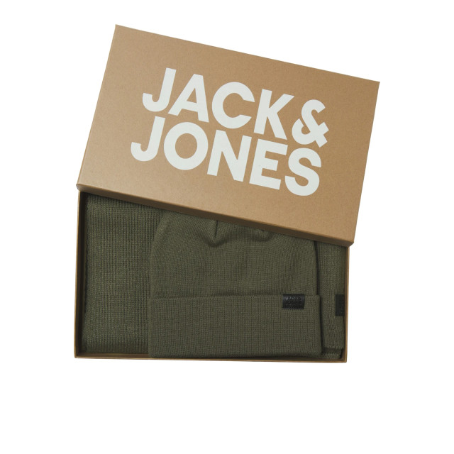 Jack & Jones Heren giftbox muts + sjaal jacjolly 12163827 large