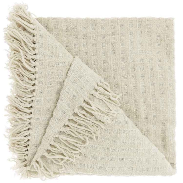 Unique Living plaid verlin dove white -130x180cm 2995123 large