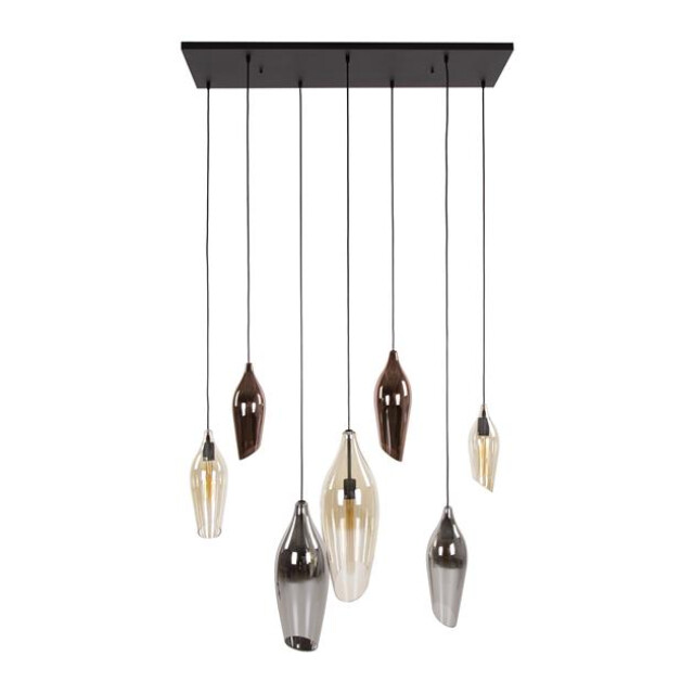 Hoyz hanglamp 4+3 cocoon mix glass - 2999897 large