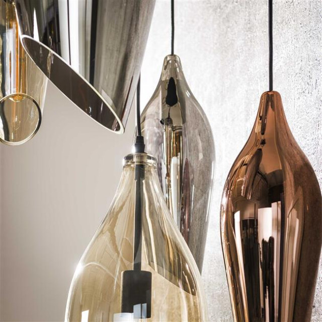 Hoyz hanglamp 5l getrapt cocoon mix glass - 2999899 large