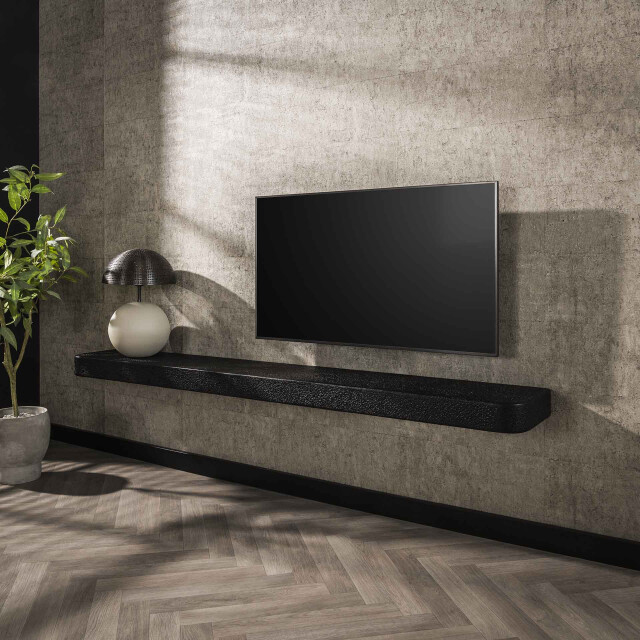 Hoyz wandplank 200cm metallic - 3014623 large