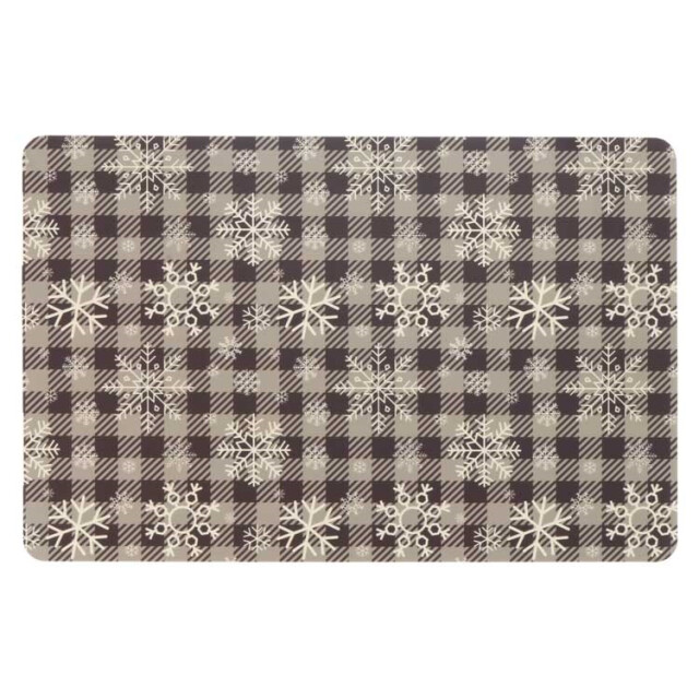 Unique Living placemat ice crystal 30x45cm silver 3014488 large