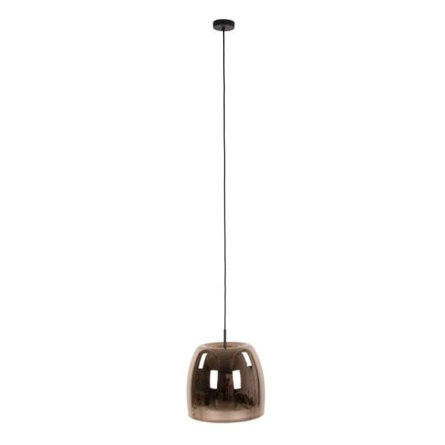 Hoyz hanglamp 1l drift glass copper color glas 2999913 large