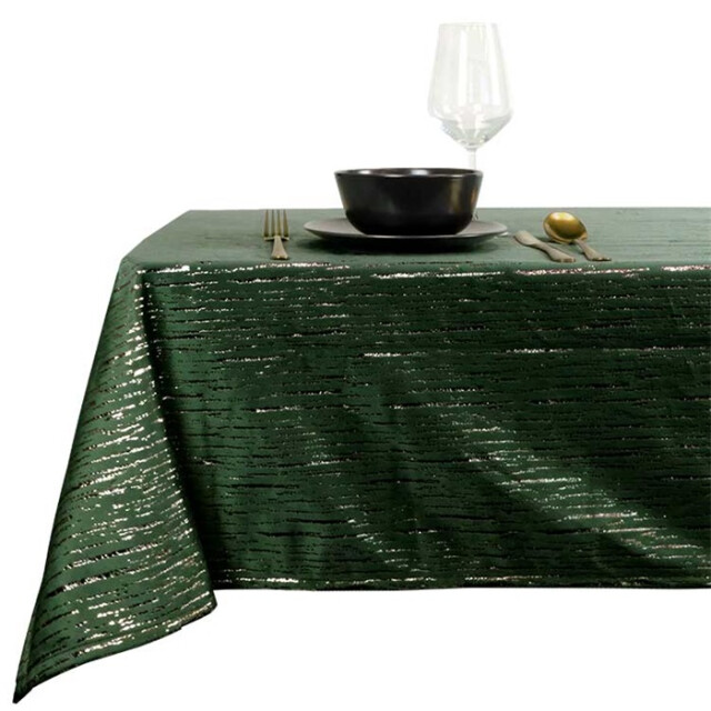 Unique Living | tafelkleed bobby 150x200cm dark green 3014408 large