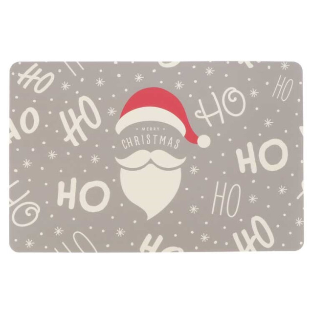 Unique Living placemat hohoho 30x45cm silver 3014491 large