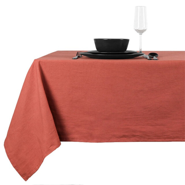 Unique Living | tafelkleed trix 150x250cm terra 3014443 large