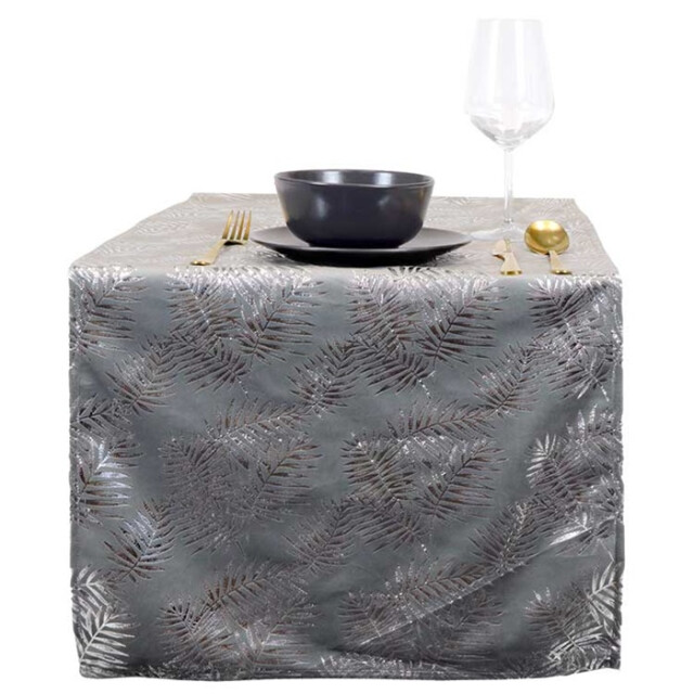Unique Living | tafelloper sid 45x150cm dark grey 3014417 large
