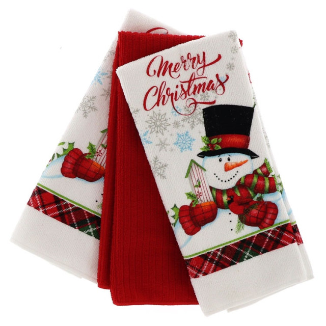 Unique Living handdoekset jilly 38x63cm snowman 3014595 large