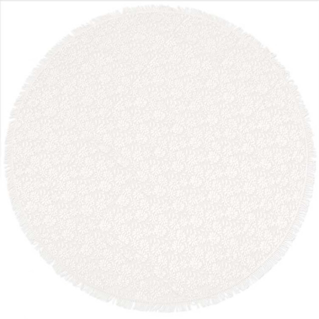 Unique Living | tafelkleed foam unique outdoor 160cm Ø off white 3014331 large