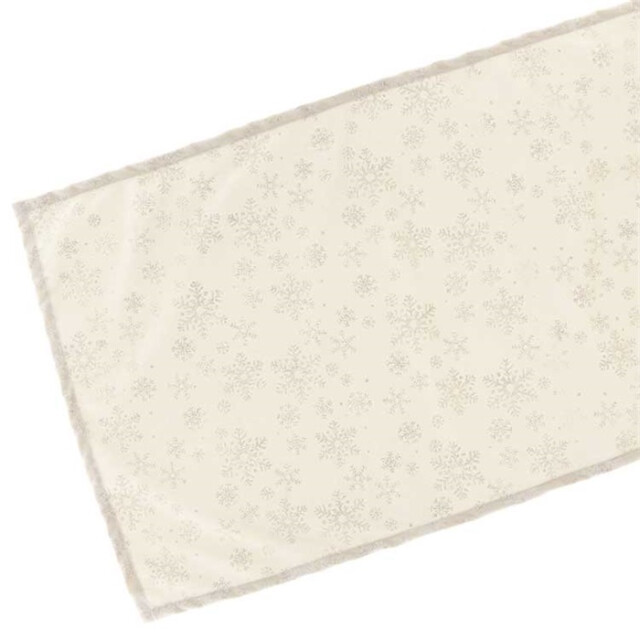 Unique Living | tafelloper sigrid 45x150cm ivory 3014390 large