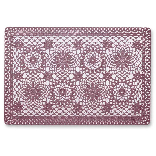 Unique Living | placemat floral | rechthoekig | polyester | | 30x45cm 3014262 large